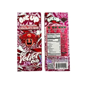 Red Velvet Cake Magic Mushroom Chocolate Bar