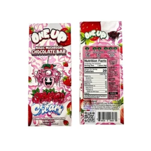 Strawberry And Cream Magic Mushroom Chocolate Bar